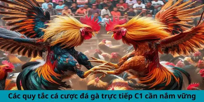 Các quy tắc cá cược đá gà trực tiếp C1 cần nắm vững